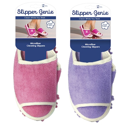 Evriholder Evri Slipper Genie Microfiber Cleaning Slippers 5 in. W X 12 in. L SG